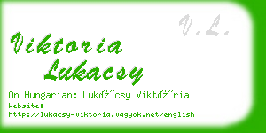 viktoria lukacsy business card